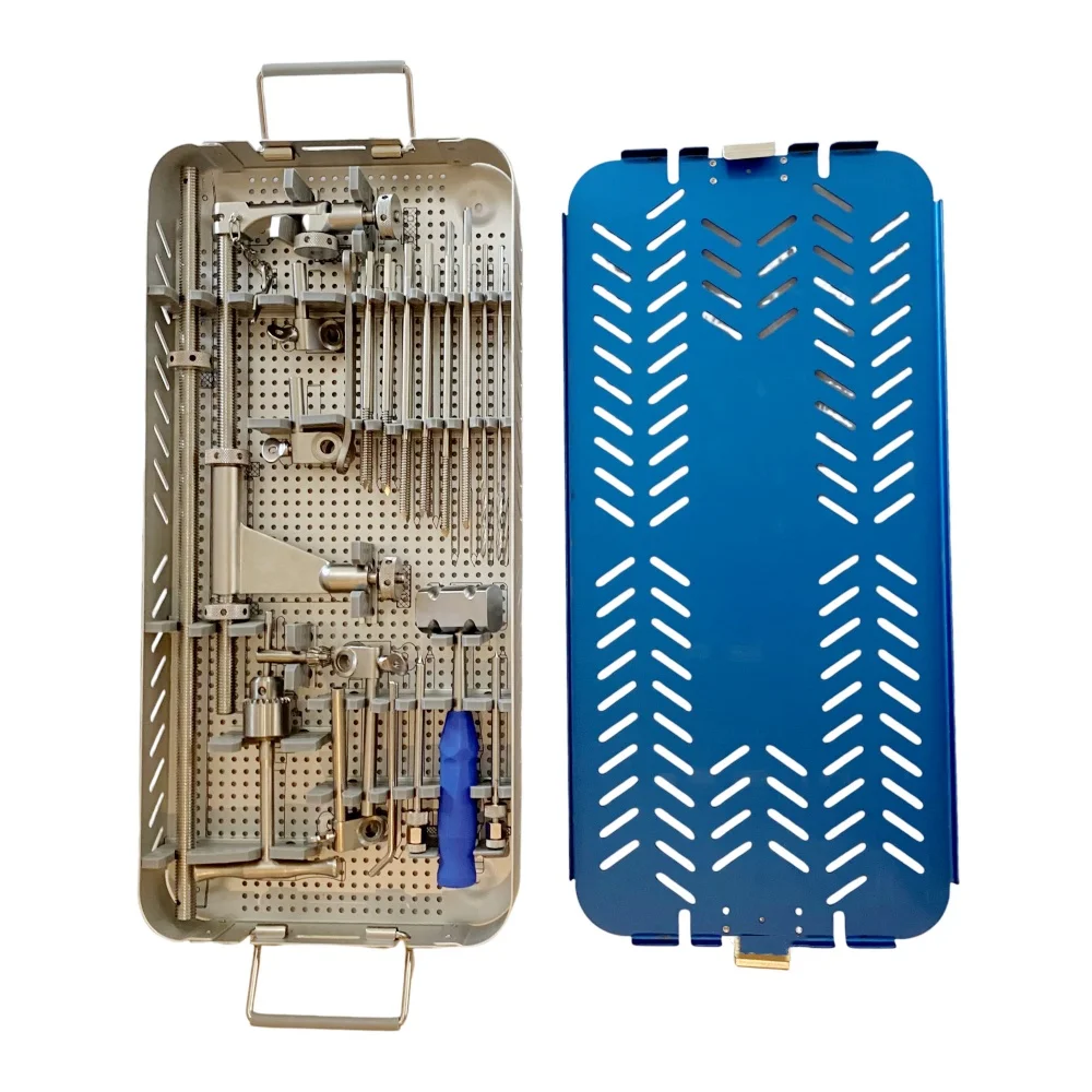 Orthopedic Lower Limb Fracture Reduction set With sterilization case