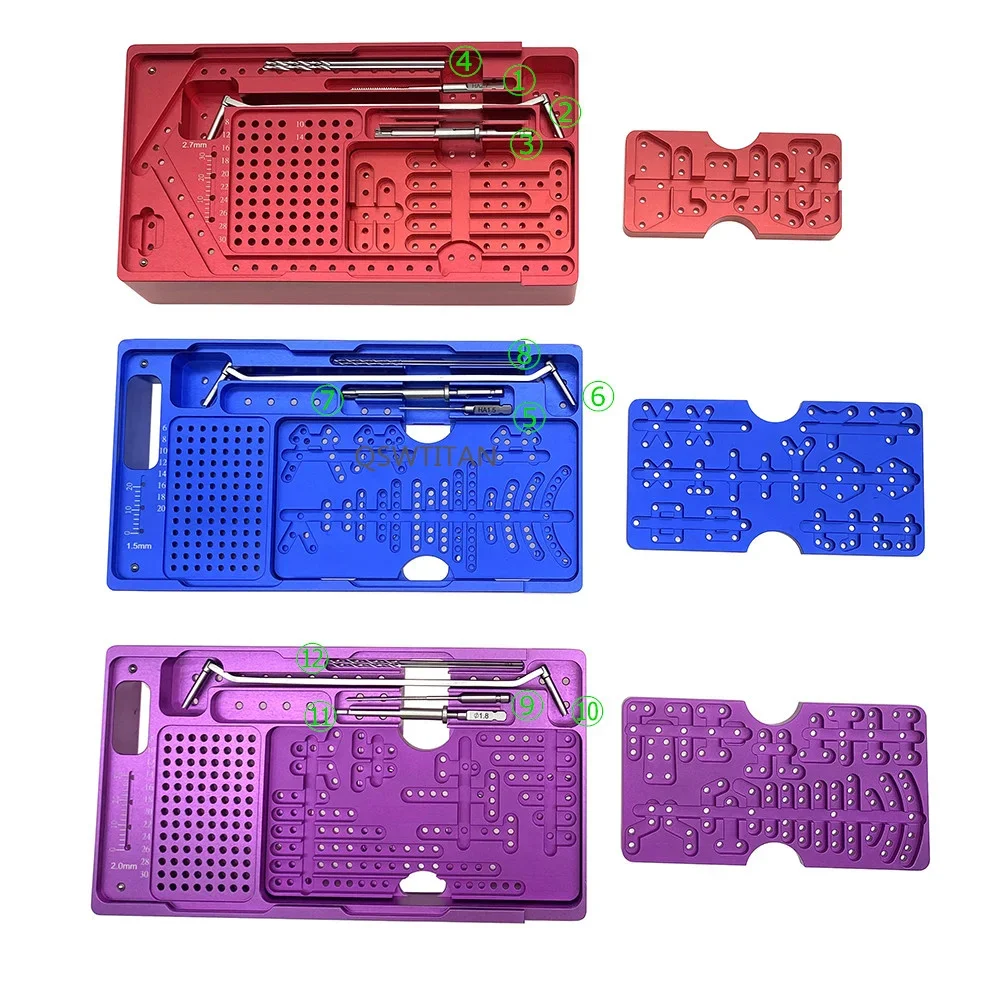 Orthopedic Locking Plate Set, DHS DCS Mini Fragment Orthopedic Surgical Instruments