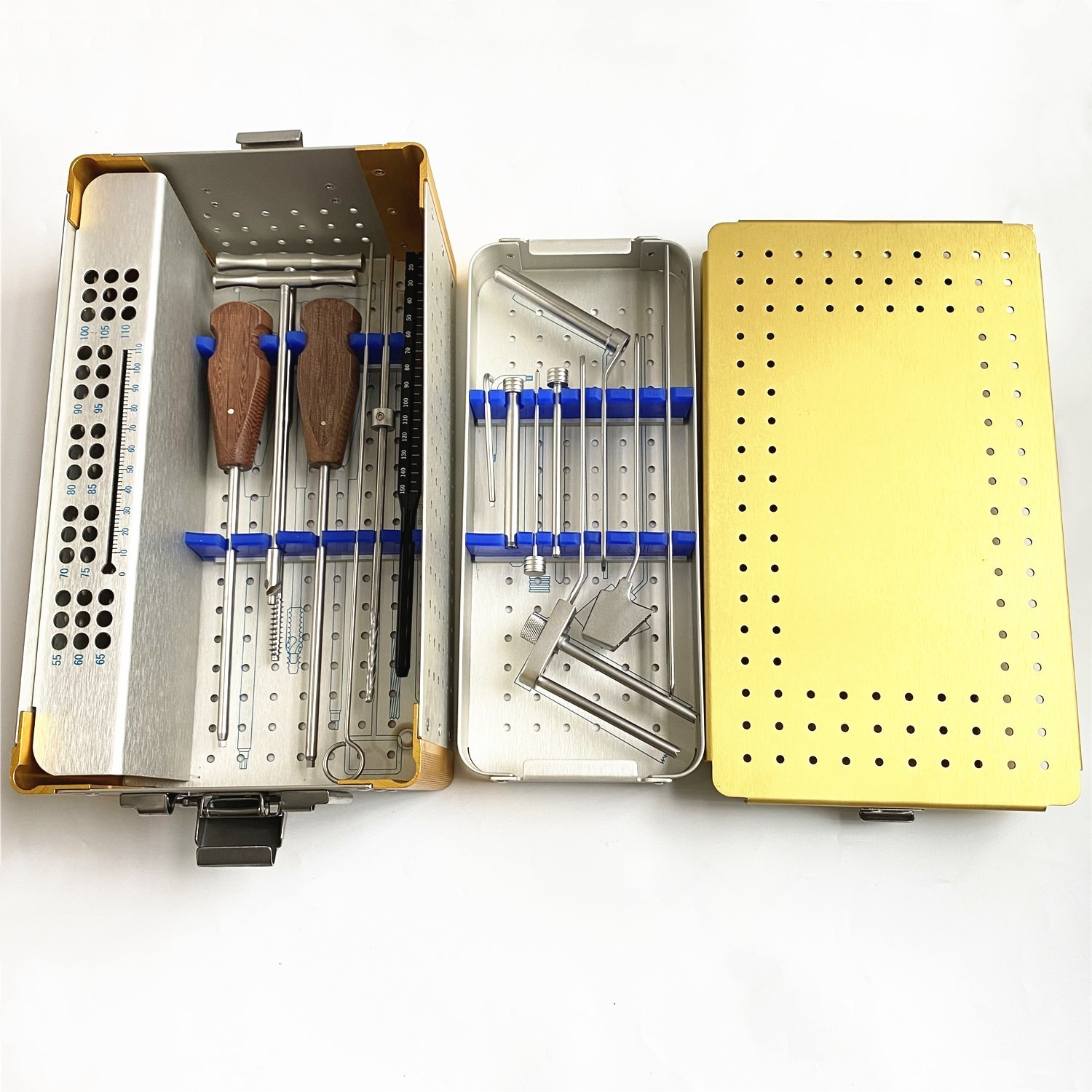 Cannulated Screw Instrument Kit with Pin Guide Drill (4.5mm/6.5mm/7.3mm) Orthopedic Trauma Surgery Tools