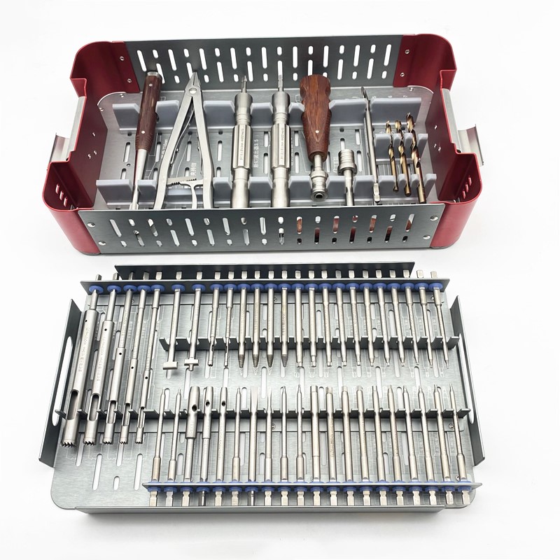 56pcs/set orthopedics broken screw extractor Screw Broken Removal Instrument orthopaedic instruments