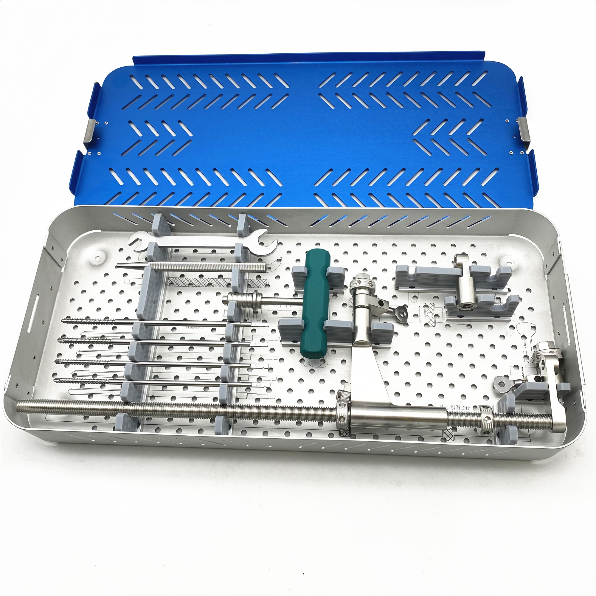 Orthopedic Lower Limb Fracture Reduction Kit with Femur Distractor Pet Surgical Instruments
