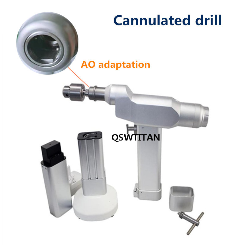 Orthopedic Cannulated Drill with AO Adaptor Electric Canulate Bone Drill