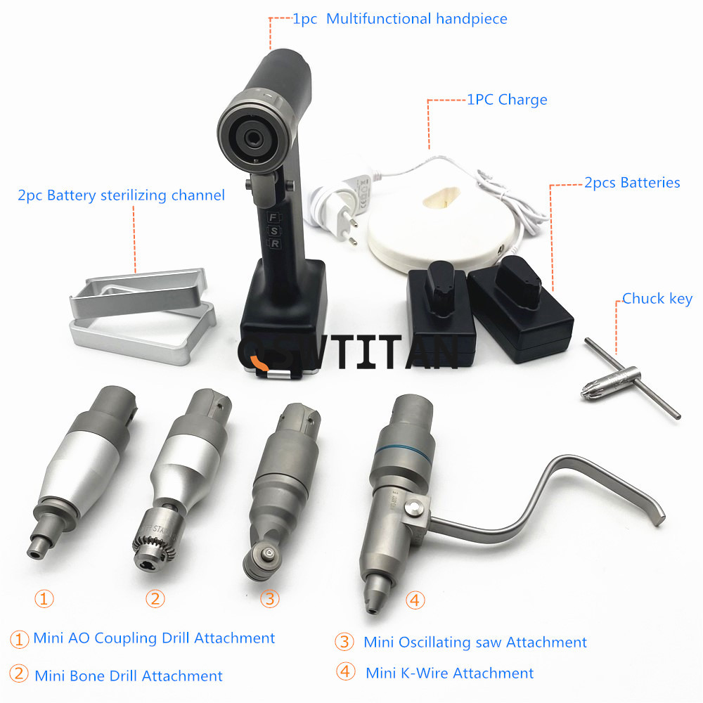 Multifunctional Orthopedic drill Mini Electric Bone Drill Sagittal Saw K-Wire drill Orthopedic Instruments