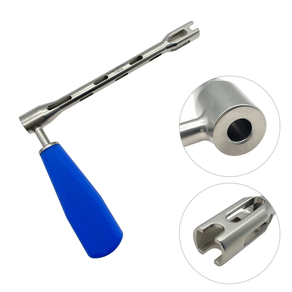 Orthopedic Spine Screw Driver with Silicone handle for Holding Screwdriver Orthopedic Instrument