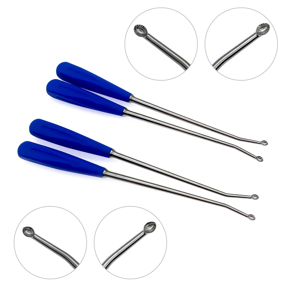 Bone Curette UBE Left Right Orthopedic Surgical Instruments Stainless Steel
