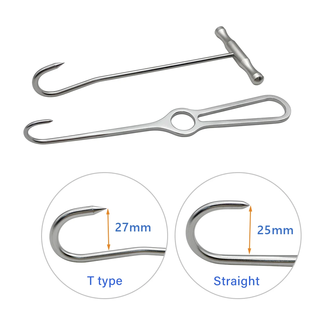Orthopedic Retractor Hook Knee joint hook Bone Retractor Bone Surgical Instruments Stainless Steel