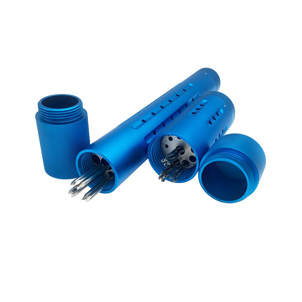 Kirschner Wires Pins Sterilization Tube for Dirll Bits Aluminium box Orthopedics Surgical Instruments