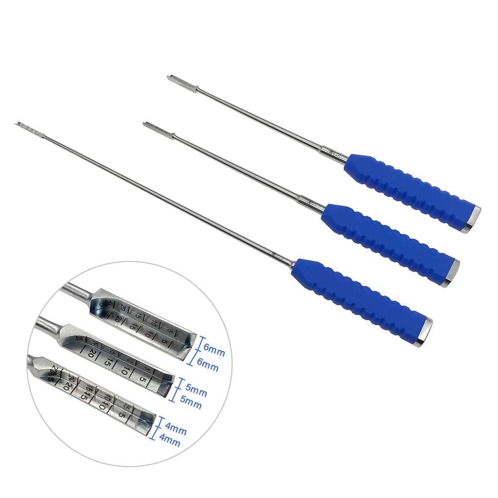 Orthopaedic instruments L-shaped bone knife spine chisel acetabular knee right angle osteotomy bone knife