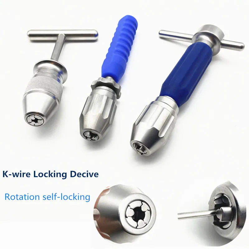 Intramedullary Pin Self-locking Device Universal Hand Drill Chuck Handle Orthopedic Surgical Instrument