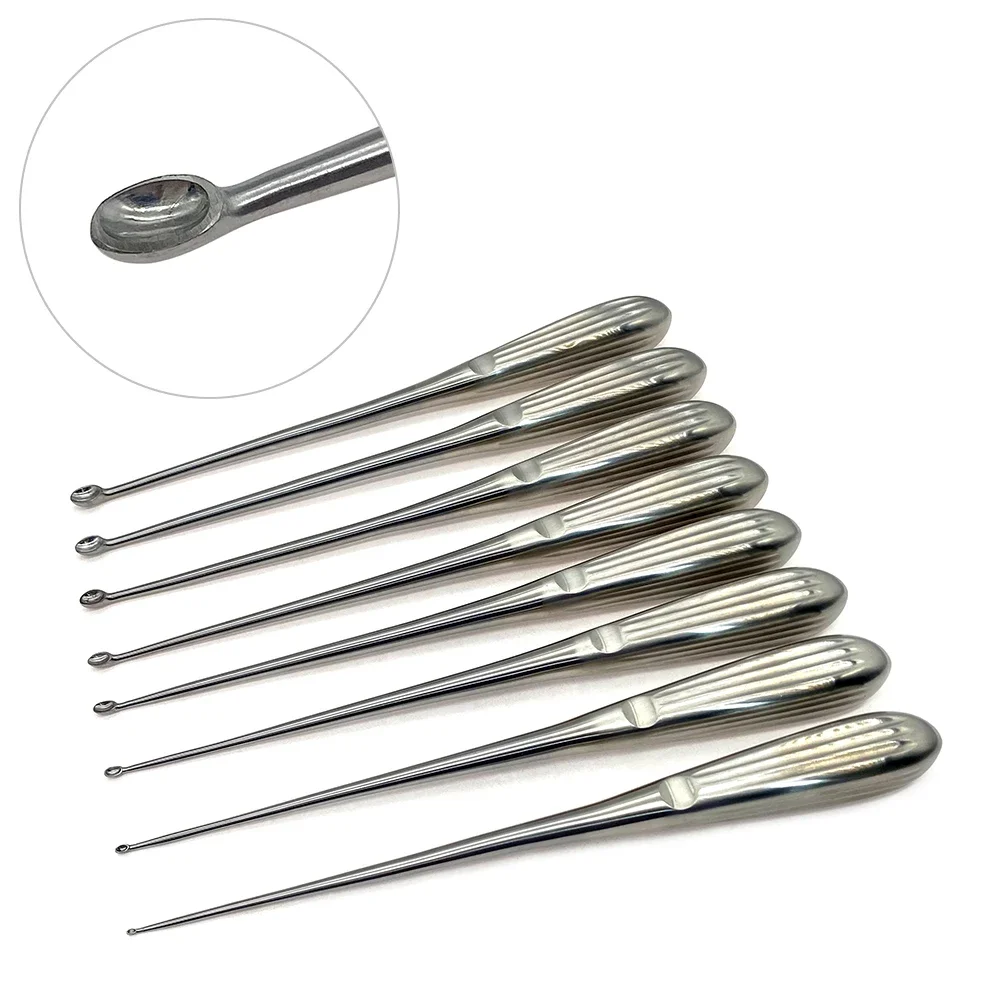Bone Curette Spoon 230mm long Stainless Steel Orthopedics Surgical Instruments 1pcs