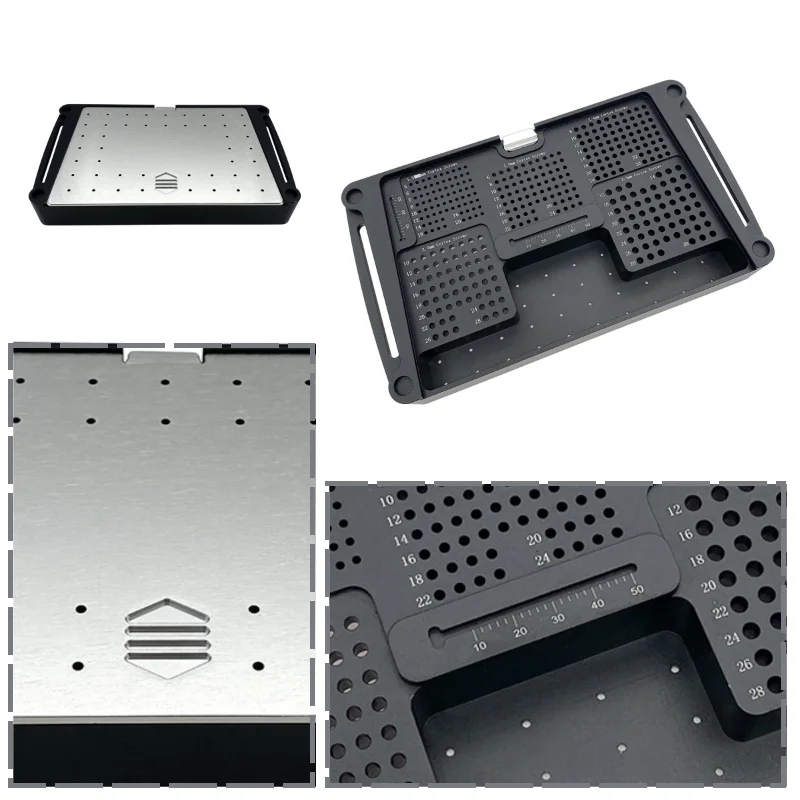 1.5/2.0/2.4/2.7/3.5mm Orthopedic Screw Box with Screw Rack Small Animal Orthopaedic Instrument Tray Veterinary