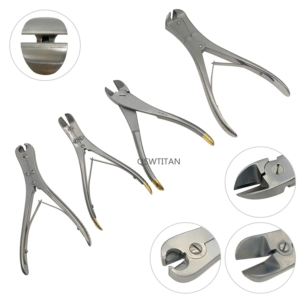 Double Jointed Wire Cutter Scissors Bevel Shears Orthopedic Surgical Instruments