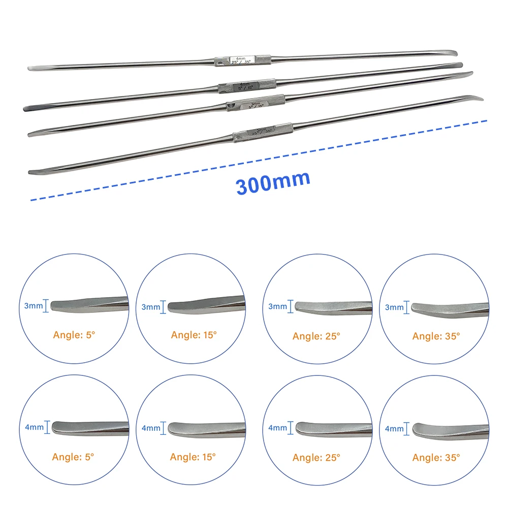 UBE Double ended Nerve Hook Spinal Periosteal Stripper Dual Head Stripper Orthopedic Instrument