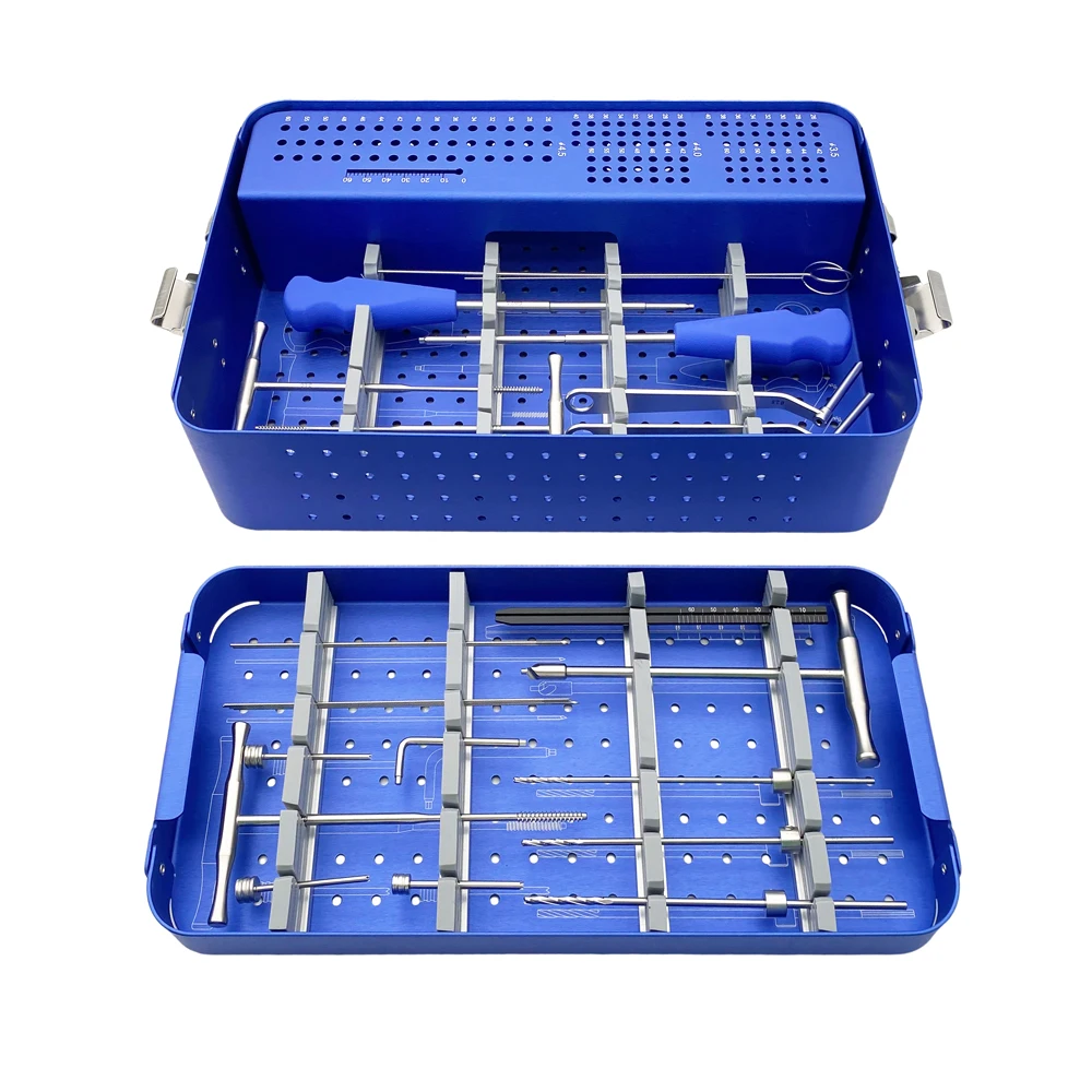 Orthopedic Trauma Instrument Set 3.5/4.0/4.5mm Cannulated Screw Surgical Instrument set