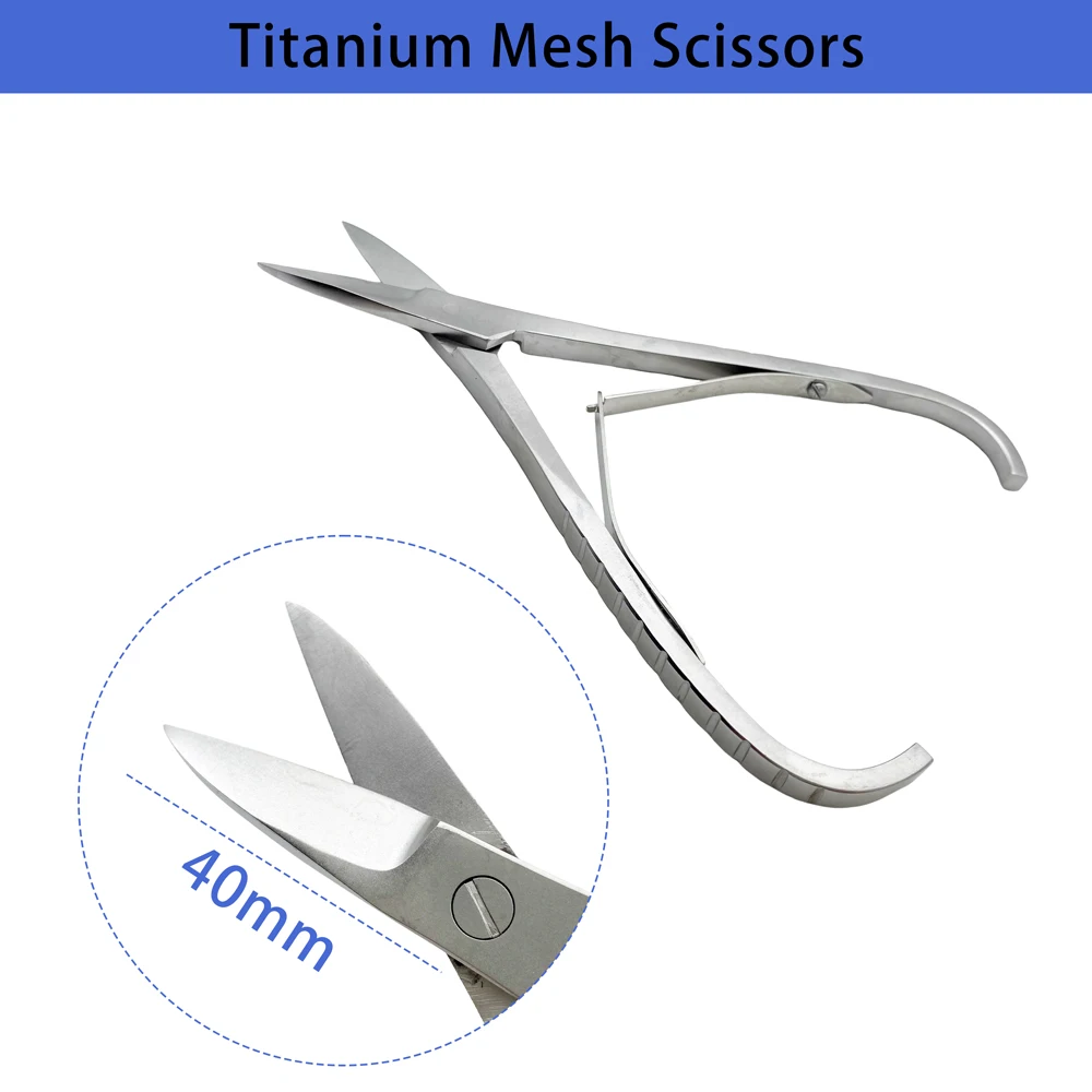 Titanium mesh scissor Orthopedic Instruments