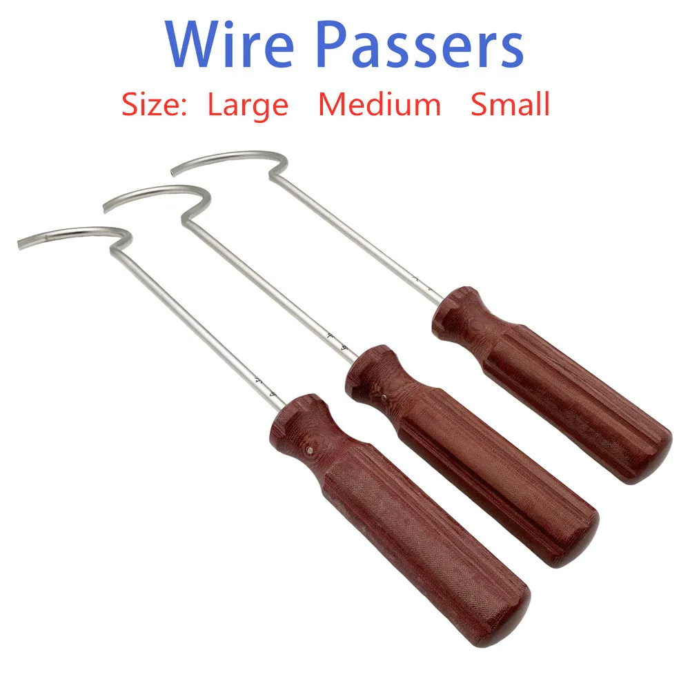 Stainless Steel wire threading device Wire Guider Orthopedic Instrument