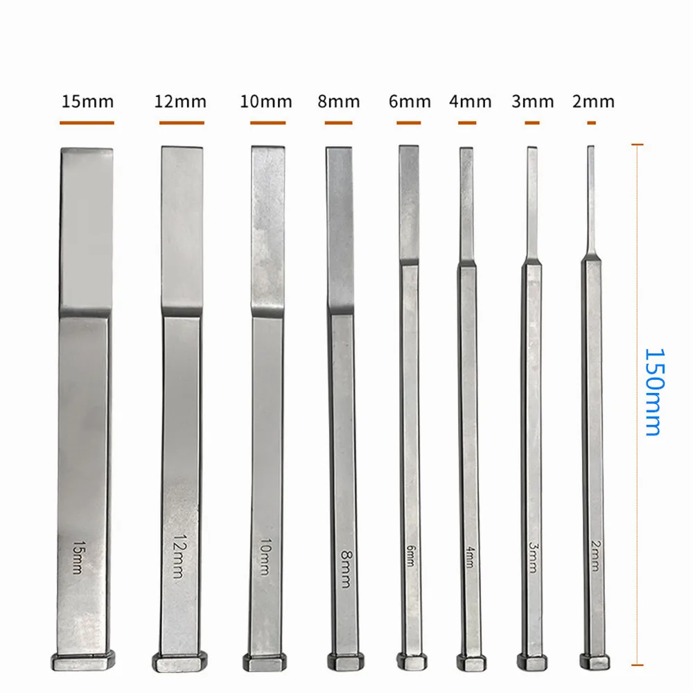 2mm-15mm Osteotomes Chisels Bone Osteotomes thin orthopedic instruments
