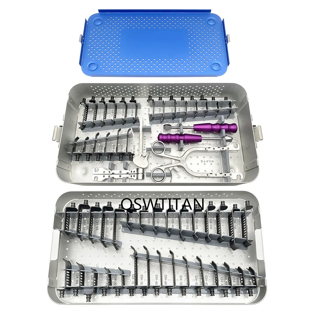 Pet Surgical Spinal Retractor Cervical Retractor Sets Orthopedic Laminectomy Retractor and Blades Stainless Steel Instruments