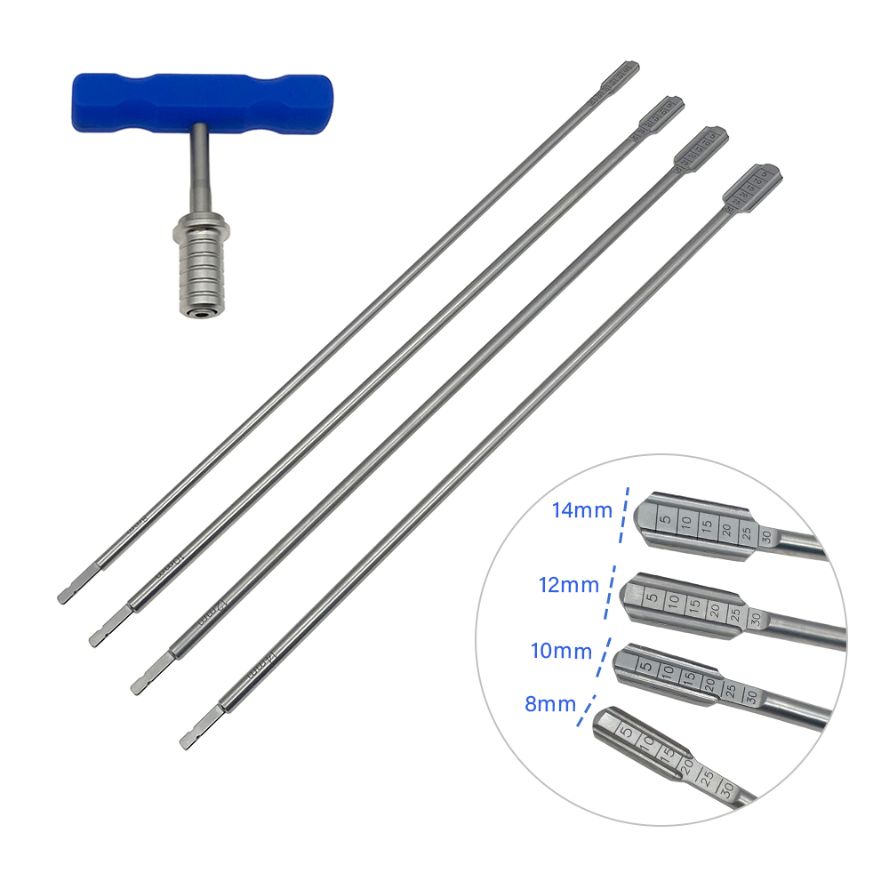 Intervertebral Vertebra Reamer Lamina Bone File Blade Orthopedic Reamer Spine Lumbar Vertebra Bone Sharp Blade