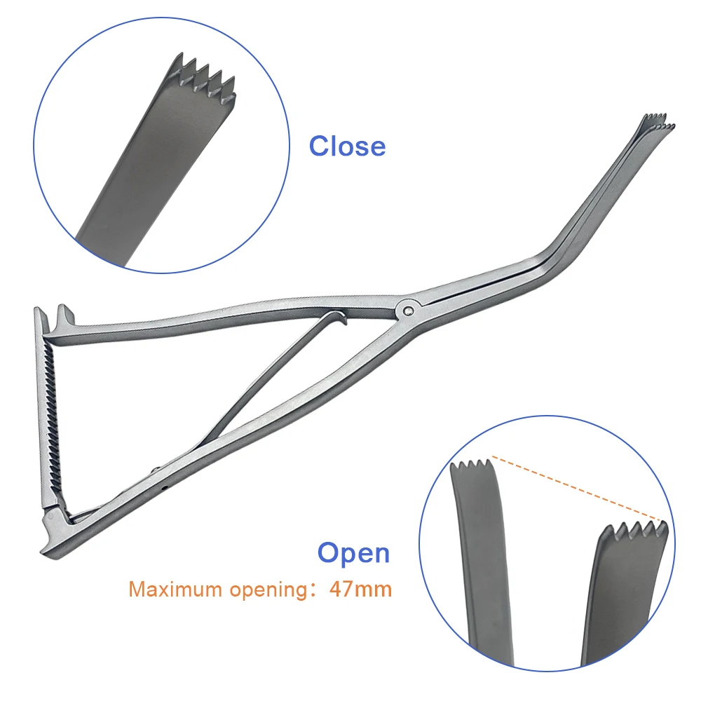 Bone Spreader Spinal Lumbar Vertebra Distractor Orthopedic Surgery Instrument pet Stainless Steel