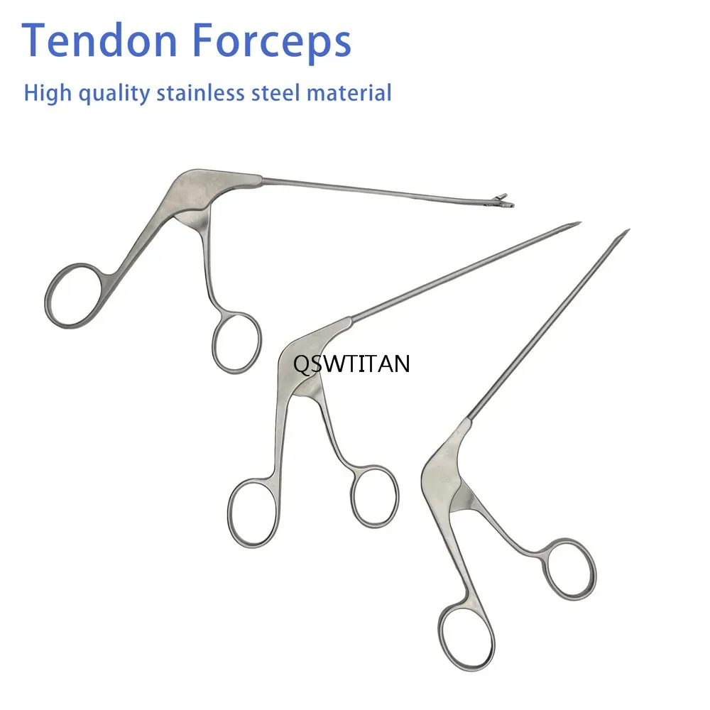 Stainless Steel Tendon Forceps Basket Forceps Medical Arthroscopy Meniscus Punch Forceps Orthopedic Instrument Pet