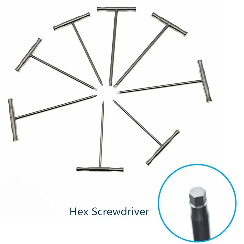 Bone Screw Driver Hex Screwdriver T Handle Orthopedics Instruments