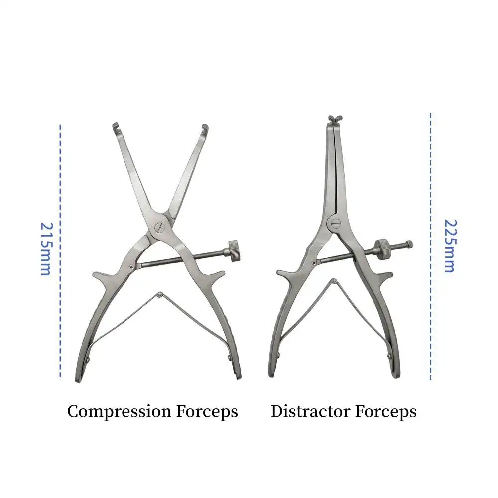 Stainless Steel spinal screw-rod Instruments rod Compression Forceps/ spine distractor Forceps Orthopedic Surgical Instruments