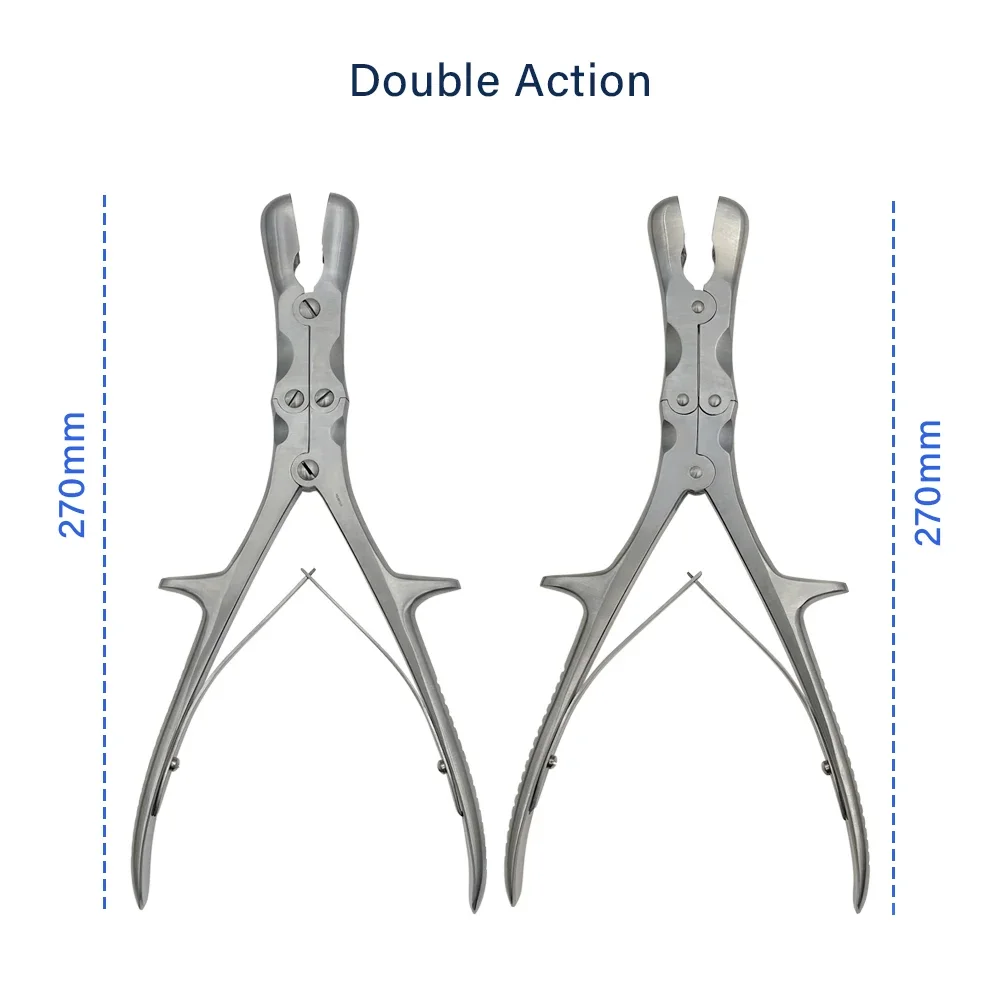 Pet Surgical 27cm Bone Rongeur Double-Action Rongeur Crushing Rongeur Orthopedic Surgical Instruments