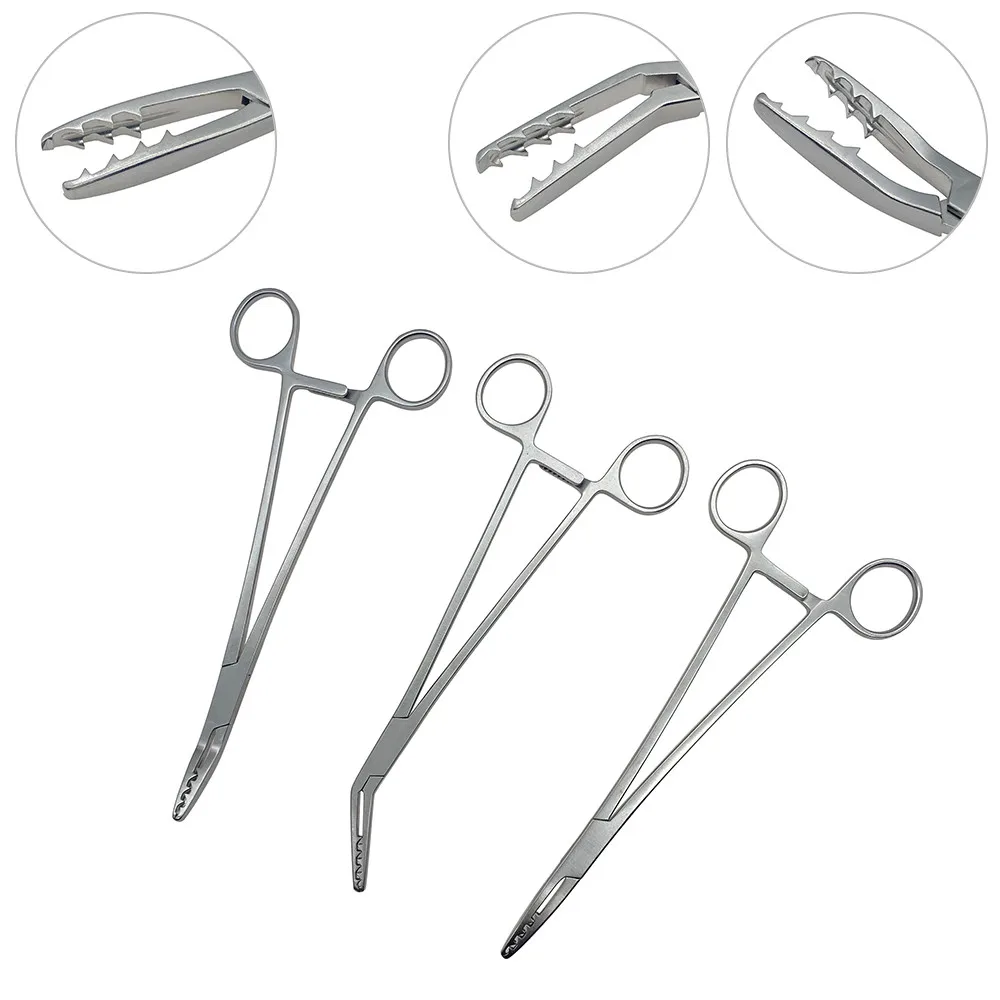 Bone Holding Forceps with serrated jaws soft tissue grasp forceps Orthopedic Surgical Instruments pet