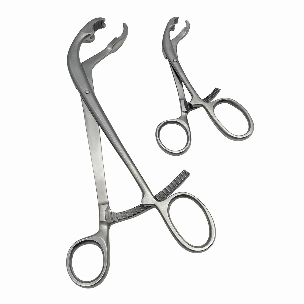 Bone Forceps Holding Forceps Self-Centering Pliers 1pc Stainless Steel Orthopedic Pet Instruments