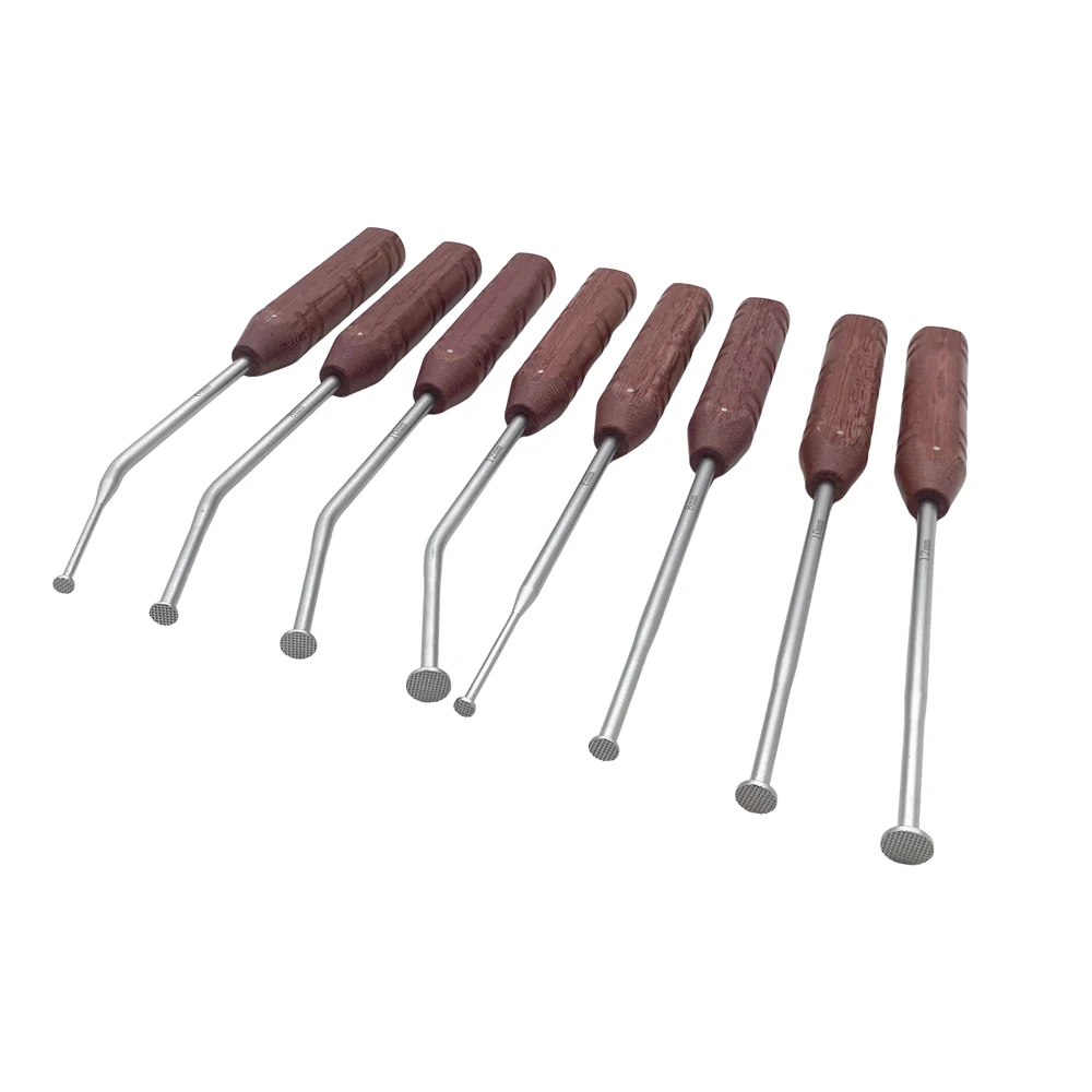1pc Tibial Plateau Bone Graft Forceps Bone Hammer Pet Orthopedic Surgical Instruments Straight/Curved