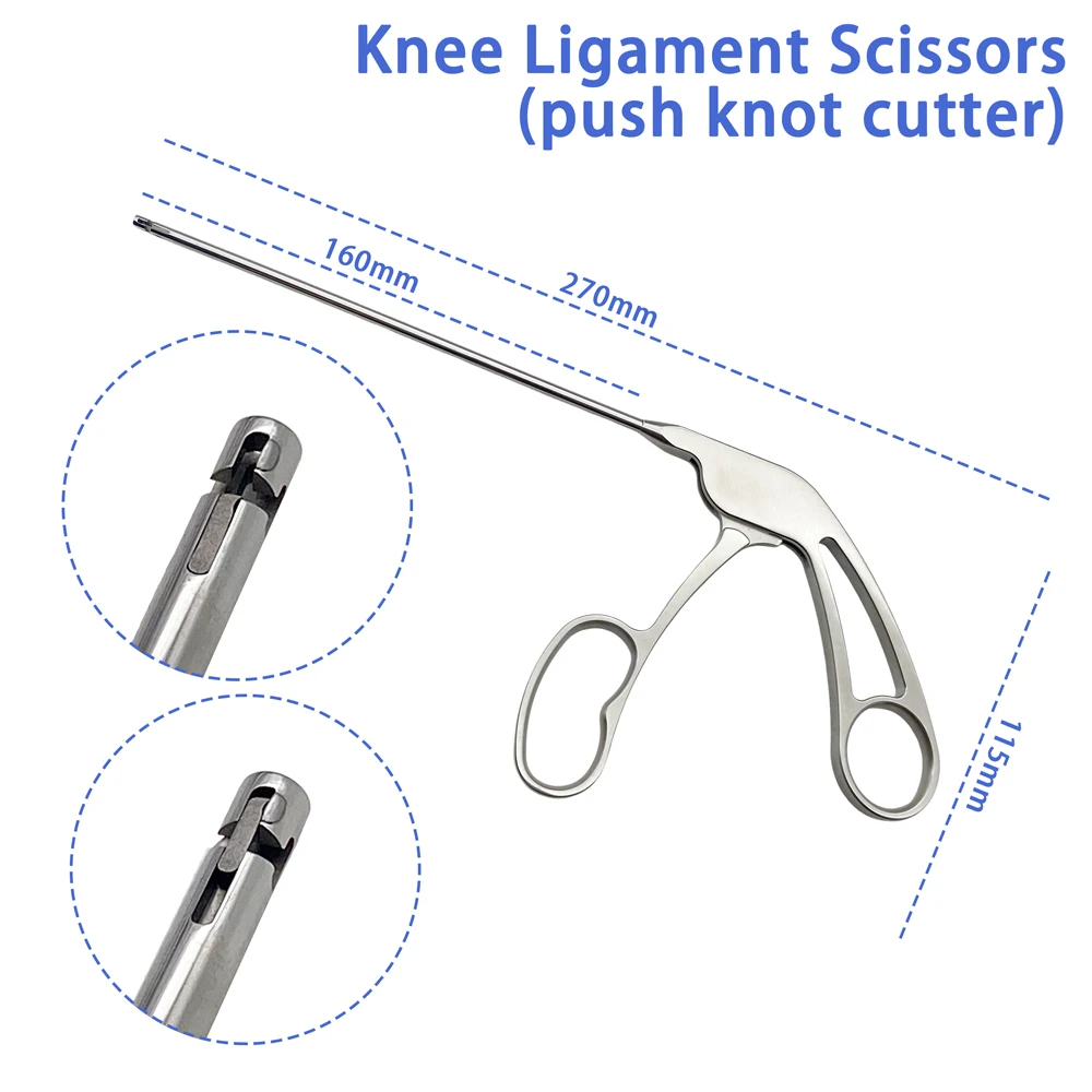 Shoulder Arthroscopy Instruments Suture Cutter Rotator Cuff Repair Instruments Sliding Suture Cutter Orthopedics Instrument