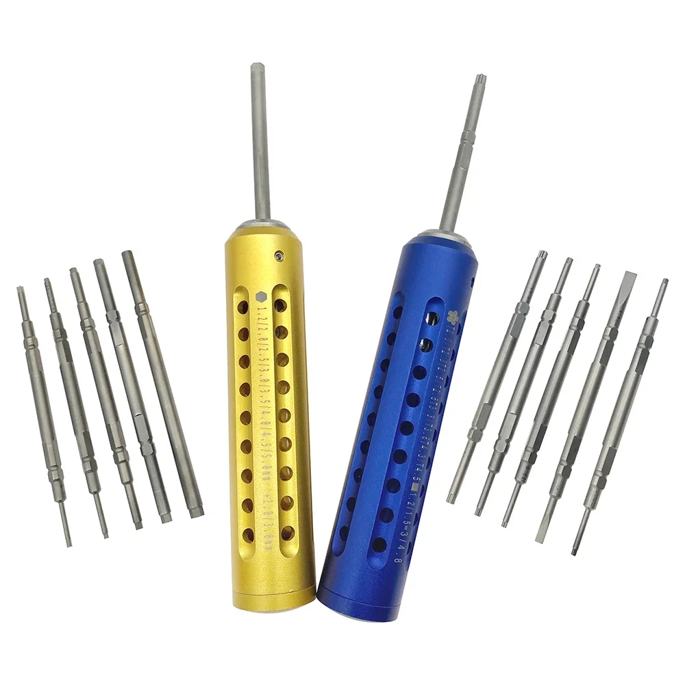 Bone Screw drivers Torx Star /Hex Quick Coupling handle orthopedic Instrument