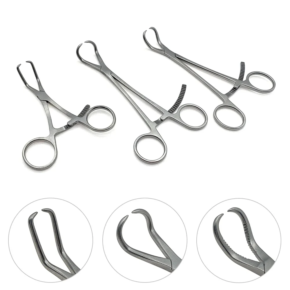 Bone Forceps Reduction Forceps with Pointed Autoclavable Stainless steel Veterinary Orthopedic Instrument