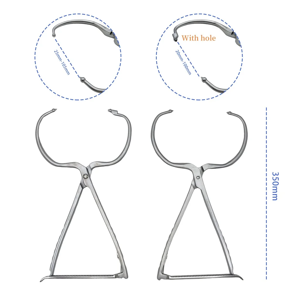 Stainless steel Pelvic Periarticular Clamp Bone Reduction Forceps Veterinary Surgical Instrument Autoclaveable