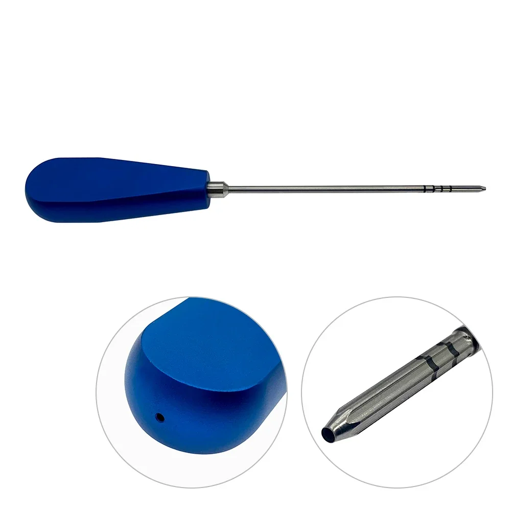 QSWTITAN Interface Screw Driver Arthroscopy Tool Orthopedics Surgical Instrument Aluminum Handle Pet Supplies