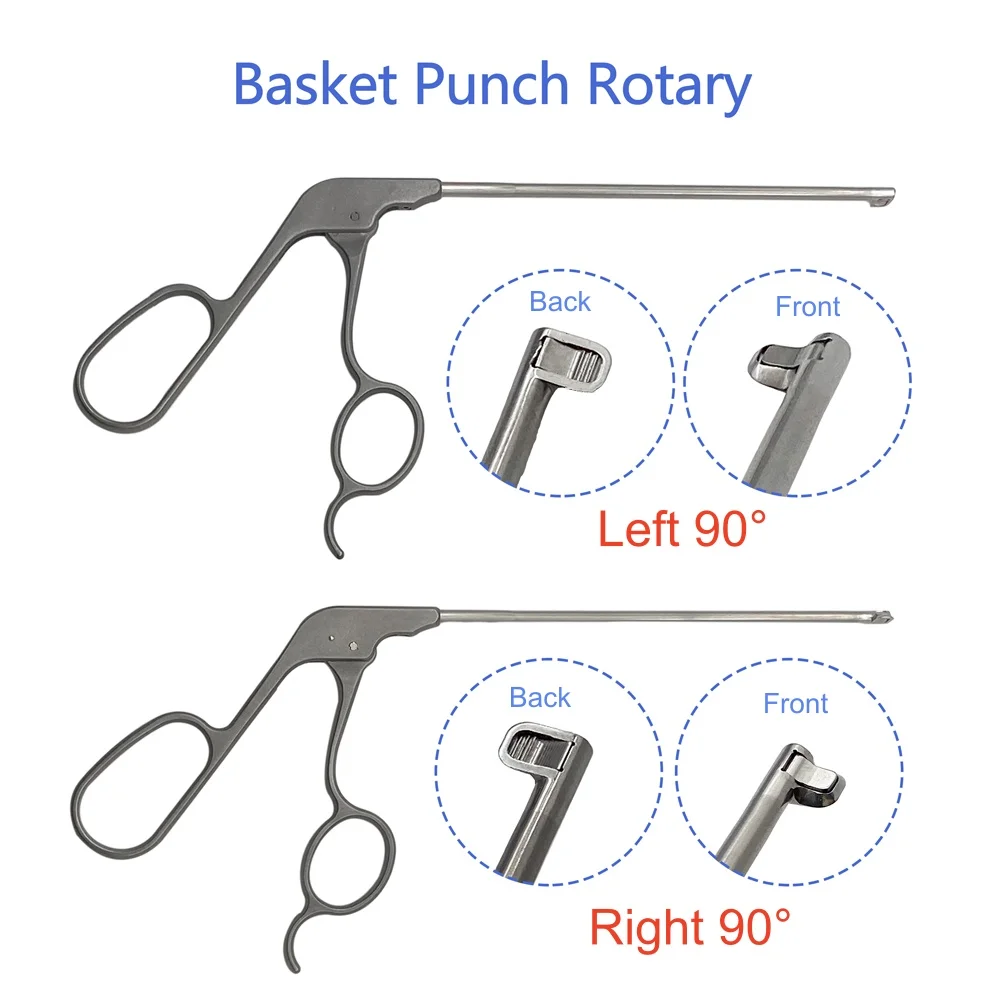 Stainless Steel Meniscus Punch Forceps Arthroscopic Forceps Arthroscopy Basket Punches Rotary Surgery Instruments