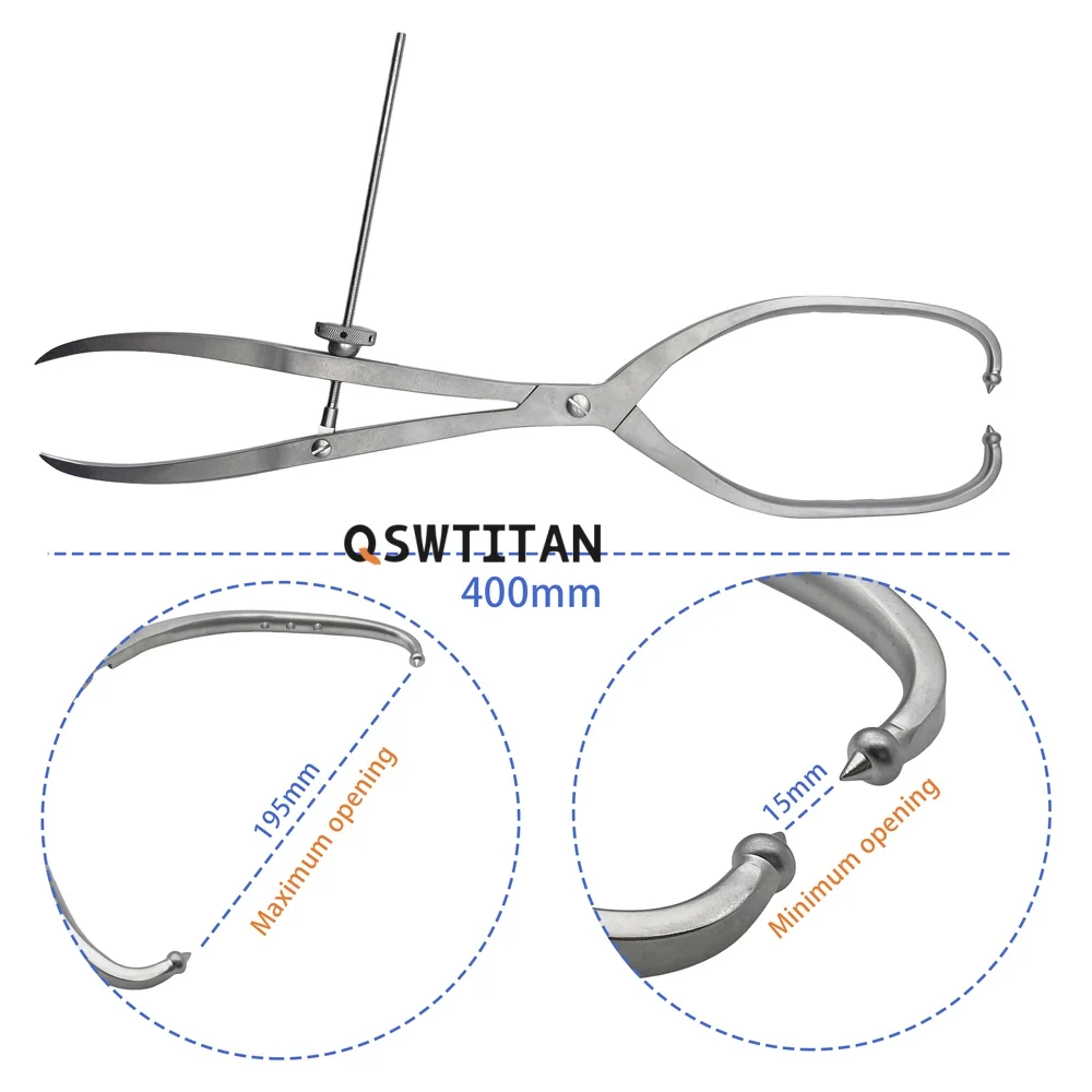 Stainless Steel Pelvic Reduction Forceps Tool fixed clamp Reuseable orthopaedic Veterinary Instruments