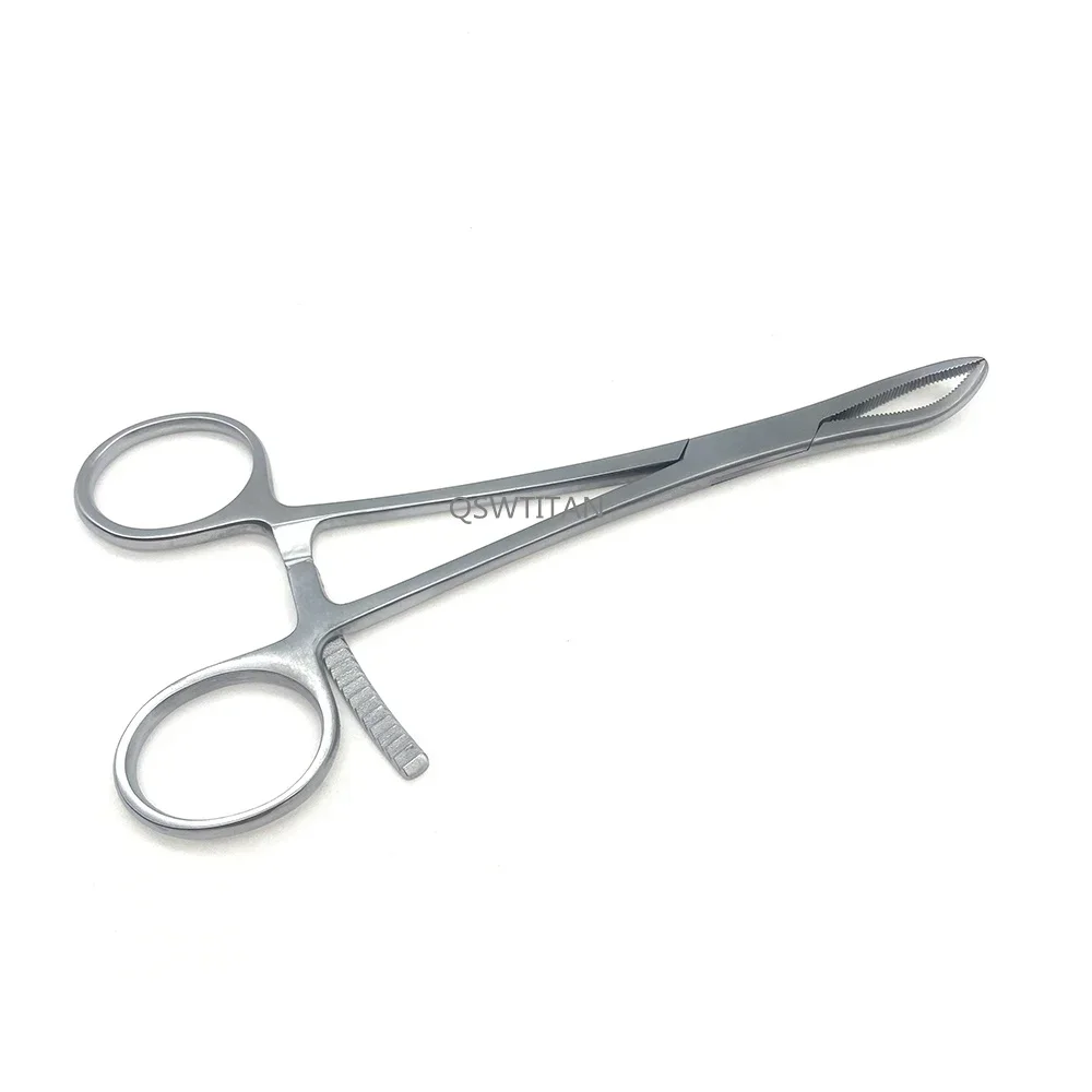 Stainless Steel Veterinary Reduction Forceps with Serrated Jaws Orthopedic Surgical Instruments