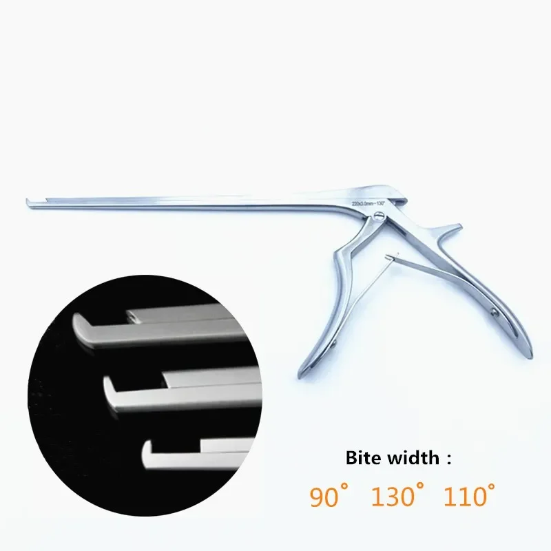 Medical 1PCS 90 Dgeree Kerrison Rongeur 220mm Veterinary Orthopedics Instrument 90°/110°/130°Pet Supplies Bone Forceps