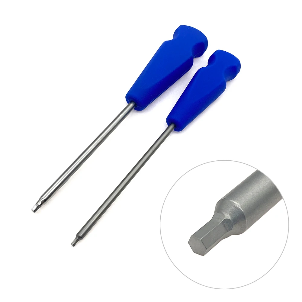 Silicone Handle Screwdriver Hex Head Orthopedics Surgical Instruments